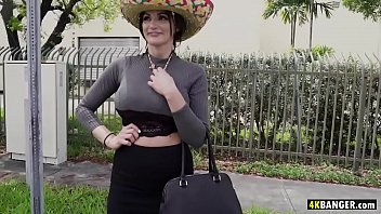 Preview 2 of Story Mom Son - Massive Tits Becky Bandini jumps in Vanfor a Hot Taco Fuck