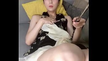 Preview 1 of Kamilly - Korean like Japanese shemale sexy voice masturbation 9