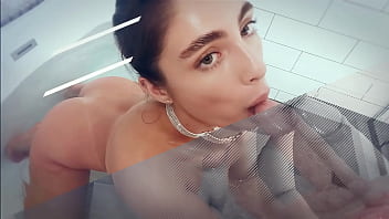 Preview 1 of Sexde Engirl - Hubby Gets Surprise Bath Tub Fuck With Sexy Latina&nbsp_Tru&nbsp_Kait