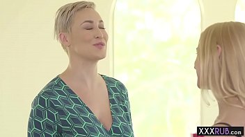 Preview 2 of 3mom 1son - Wet big tits lesbians hot massage and passion shower