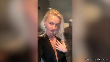 Preview 1 of Ben English Vanessa - Hot Blonde Takes a Long Masturbation Selfie