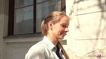 Preview 1 of Step Mom And Lesbian Pool Porn - GERMAN SCOUT - CUTE TEEN KINUSKI TALK TO REAL LEG SHAKING ORGASM CASTING