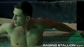 Preview 1 of Dokter Pesant - RagingStallion Roman Todd &amp_ JJ Knight Hot Tub Sauna Sex