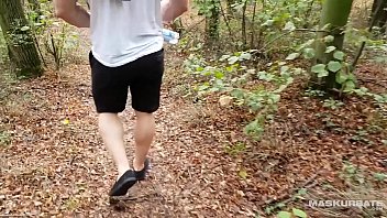 Preview 1 of Xxx Pro 2 - Maskurbate Str8 Hunk Is Jerking &amp_ Flexing in Public Park