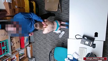 Preview 3 of Brazers Real Videos - Petite shoplifter fucks security officer