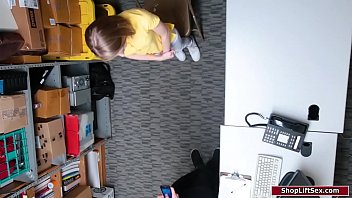 Preview 1 of Brazers Real Videos - Petite shoplifter fucks security officer