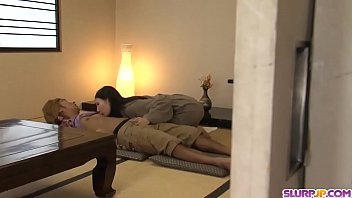 Preview 2 of Use Feet To Seduce Son - Sofia Takigawa in scenes of home porn with a man - More at Slurpjp.com