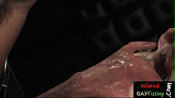 Preview 2 of Porn Sex Anal Ebony Preggo 3gp - Hunky sub stud tastes cum after fisting