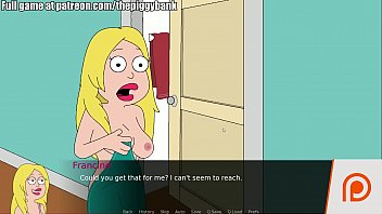 Preview 3 of Kim Cruz Big Butt - Francine Smith (American Dad) Drops Towel. Happy Monday V1.0