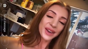 Preview 1 of Melana Italian Film - sexy coffee maker bikini barista alison