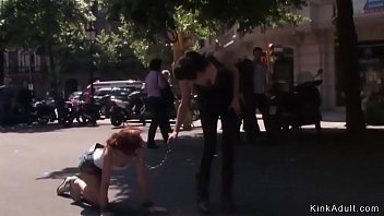 Preview 1 of Japan Homeless Porn - Redhead in underwear walked and public fucked