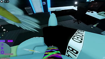 Preview 4 of Lesbians Squirt On Tits - Roblox furry me masturbo con mi compa&ntilde_ero...( SNO / MX RLN )