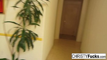 Preview 4 of But Fad Chudai - Hot Christy Mack plays with her amazing tits and wet pussy on the kitchen counter