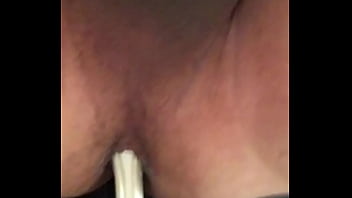 Preview 3 of Hidden Vibration Using Girl - Dildo anal