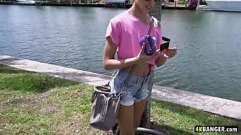 Preview 1 of Ava Adams Boobs Kiss - Bored Afternoon Changed for Alexis Tae to Agressive Van Fuck