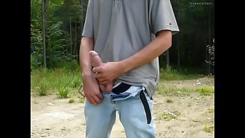 Preview 2 of Her Old - wanking hot dick outdoor