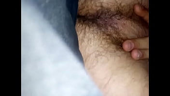 Preview 4 of Liza Dell Using Condom - Hairy boy plays with butt