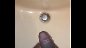 Preview 2 of 2 House Whores - Black fwb jerks off in bathroom