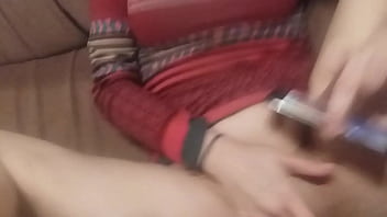 Preview 4 of Dani Pregnant - my ex records me while I throwing it back on him