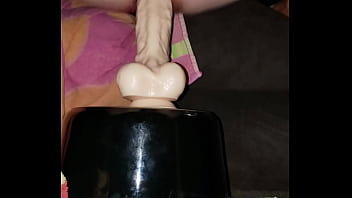 Preview 2 of Over Seas - Getting wet riding my dildo