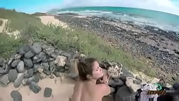 Preview 4 of Belinda Aka Bely Shiny Flowers2 - sexydea doggystyle ON THE BEACH