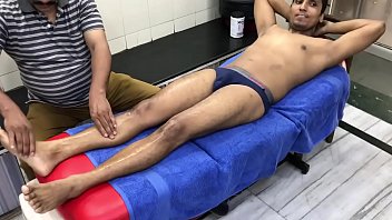 Preview 1 of Hd Porn Guy Nlonde - Pain Relief Lower Body Legs Massage