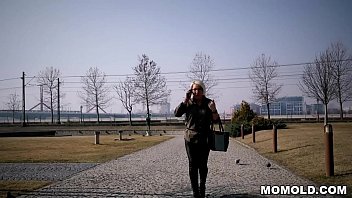 Preview 1 of Granny In The Forest 01 - Divorced Mature Blonde And Her Much y. Lover Having Sex