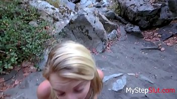 Preview 1 of Red Oonxxx - Outdoor Fuck- step DAD and DAUGHTER