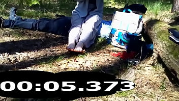Preview 3 of Itskendall Mfc - Stomach Sitting in The Woods (Stomach Demolition)