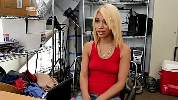 Preview 1 of Sni Lewon Hd Hard Sex - PETITE blonde porn star has interracial HARDCORE sex in OFFICE