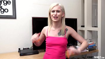 Preview 1 of Testing Out Katharine Cane - Kinky Family - Stepsis Kiara Cole wanted me to fuck her