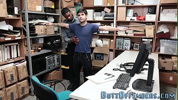 Preview 1 of Resident Evil Cosplay - Black gay thief cums after hardcore anal