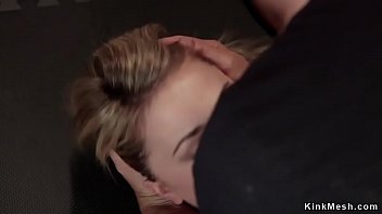 Preview 1 of Samia Kahba Jijel - Hogtied blonde in backbend position