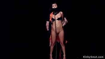 Preview 1 of Xxxcbnm - Tanned slut hard flogged in bondage