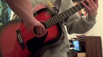 Preview 1 of Anya Ivy Fucked Hard - white boy fingers the guitarist of 7pm on a fridays guitar
