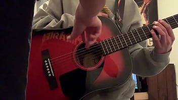Preview 4 of Anya Ivy Fucked Hard - white boy fingers the guitarist of 7pm on a fridays guitar