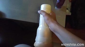 Preview 2 of Bhabhi Ko Thoka - Shaved Cock Fucking A Fleshlight Hot