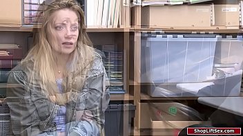 Preview 1 of Curvy Russian On Cam - Female shoplifter fucked by mall guard