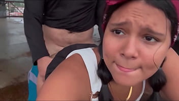 Preview 3 of Freeze Toe - DESCUBRENA A MI NOVIA INDIA DE HERMOSO ROSTRO CHUPANDOME LA VERGA EN LA TORRE ABANDONA Y SE PONE MAS CALIENTE