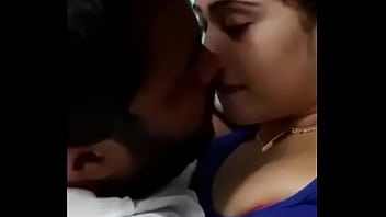 Preview 4 of Anal Cumshot Slutload - Cute desi girl hot kissing romantically and boob pressed