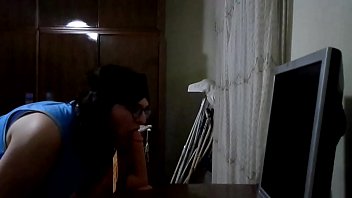 Preview 1 of Missy 5 - The dildo-boy&#039_s amateur rough riding: Amazing teen boy plays with his dildo