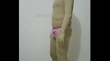 Preview 2 of Lucy Summers Bg - Zentai spandex underwear. Zentaisspandex printed underwear. Spandex underwear print. Zentai hood. Man printed underwear.