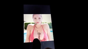 Preview 4 of Picnic American - Cum tribute on sexy model