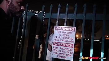 Preview 2 of Tmil Sx - Kinky HOMOSEXUAL officers sucking BBC outdoors
