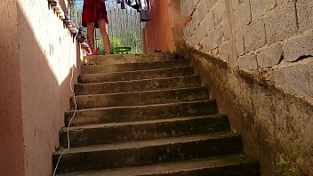Preview 2 of Moglie Club Prive - Marido Safado Filmando sua esposa gravida colocando roupa no varal,  vai trabalhar a noite corno,  o vizinho vai vir aqui. kkk