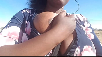 Preview 3 of Bhabhi Faking Video - Public boob flashing with penguin
