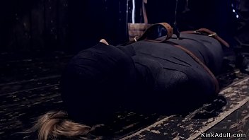 Preview 3 of Spitting Girls Jane - Blonde slave anal fisted from behind