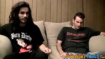 Preview 1 of Vidio Sex Maluku Ambon - Long haired Devin Reynolds masturbating with another deviant