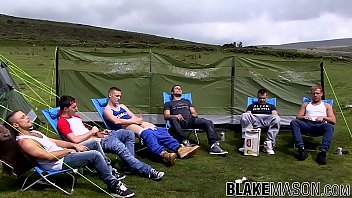 Preview 2 of Tiffany Tiyler - British studs take their dicks out during outdoor picnic