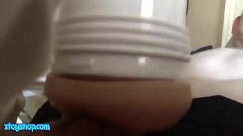 Preview 2 of Sexon Besh - Big Wet Dick In Fleshlight Hot Amateur